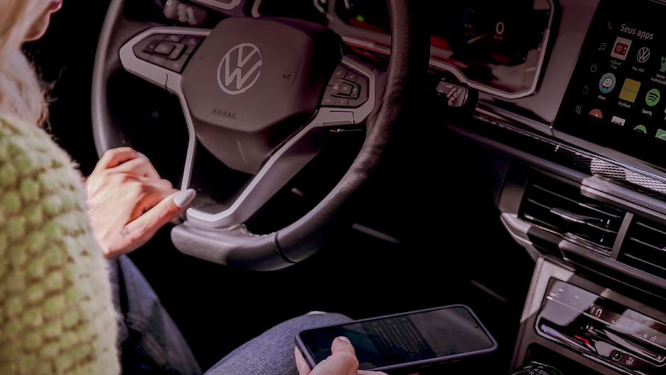 Interior del Nuevo Taos Suv de Volkswagen